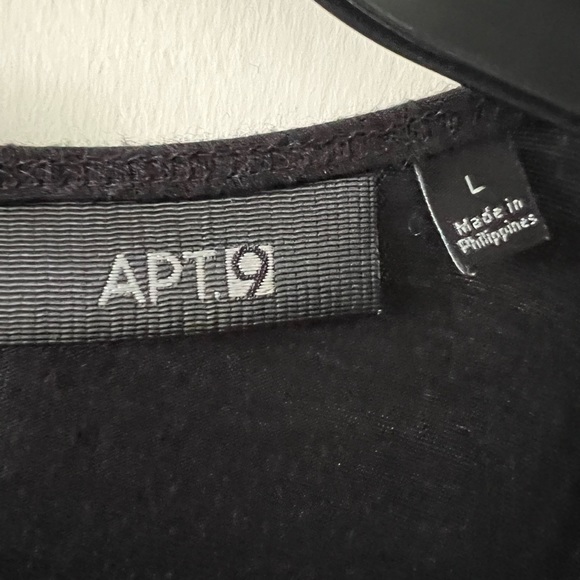 Beautiful lace design. Apt 9 tank top, black color. - Picture 13 of 13